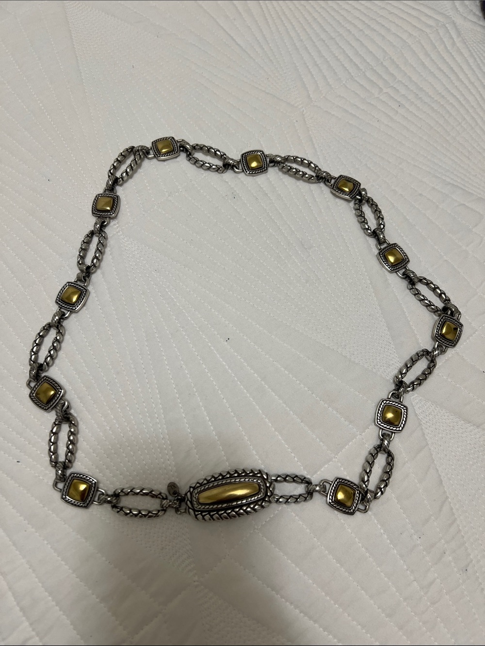 Vintages Brighton Chain Link Women’s Belt Adjustable 36 inches